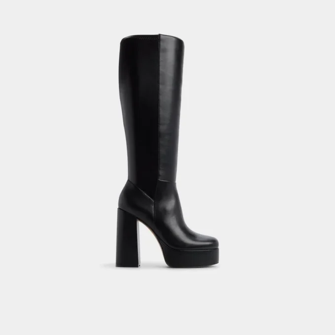 Albie-wc Knee-high boot, Wide Calf