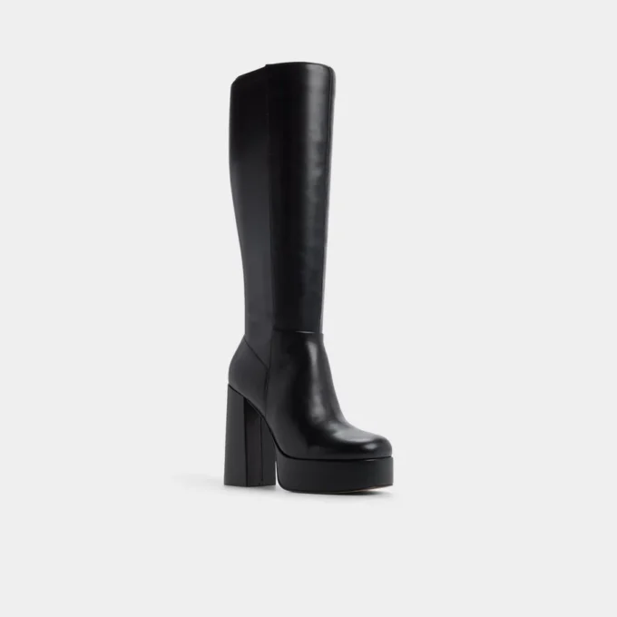 Albie-wc Knee-high boot, Wide Calf