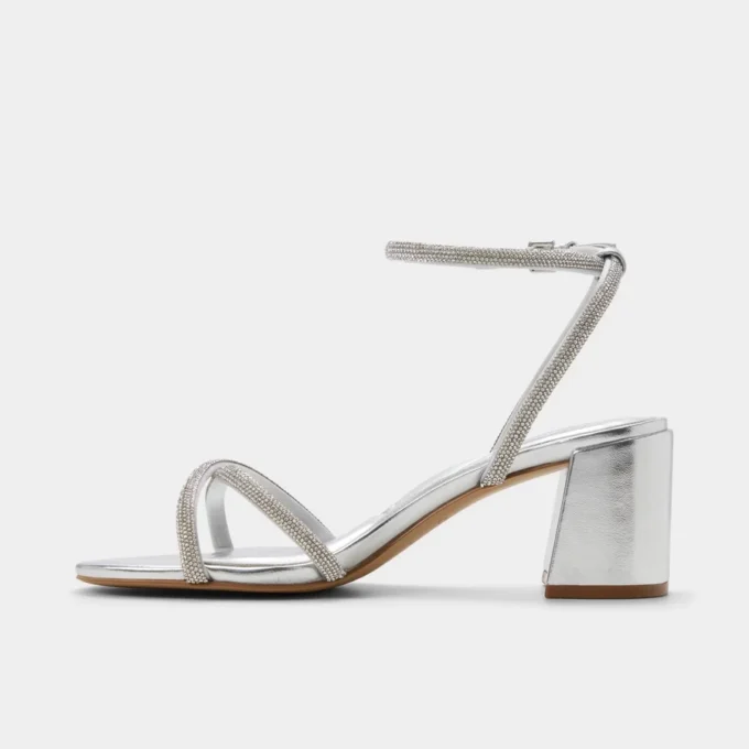 Boucliette Strappy heeled sandal, Block heel