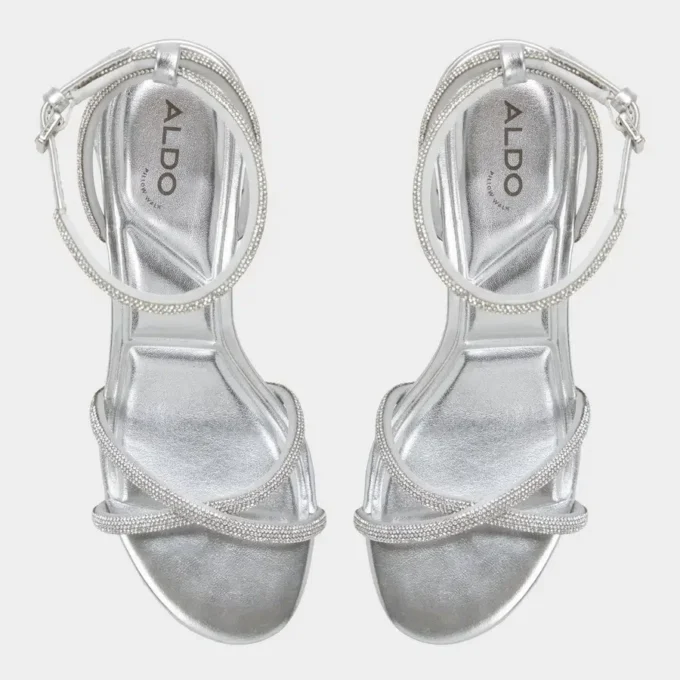 Boucliette Strappy heeled sandal, Block heel