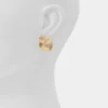Buttons Button earrings