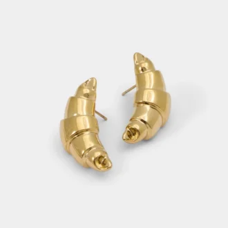 Croissants Button earrings