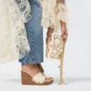 Grounded Wedge sandal, Wedge heel Grounded Wedge sandal, Wedge heel