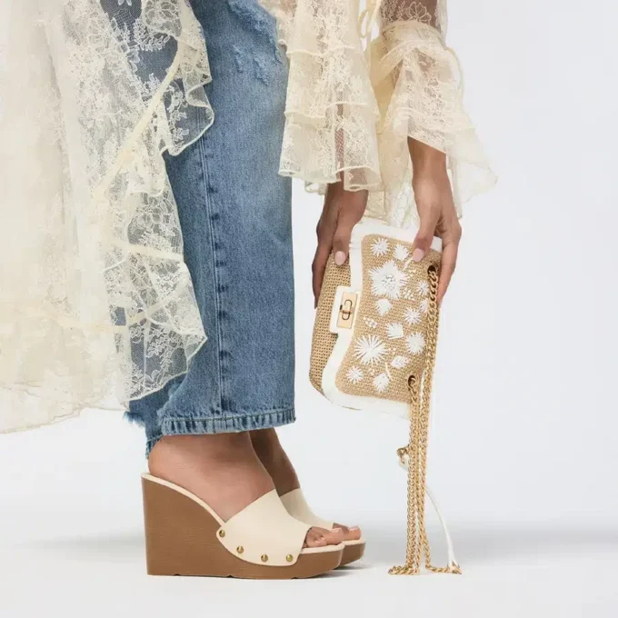 Grounded Wedge sandal, Wedge heel Grounded Wedge sandal, Wedge heel
