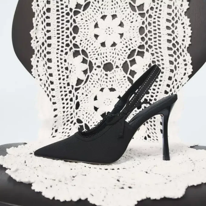 Hennie Slingback heel, Stiletto heel Hennie Slingback heel, Stiletto heel