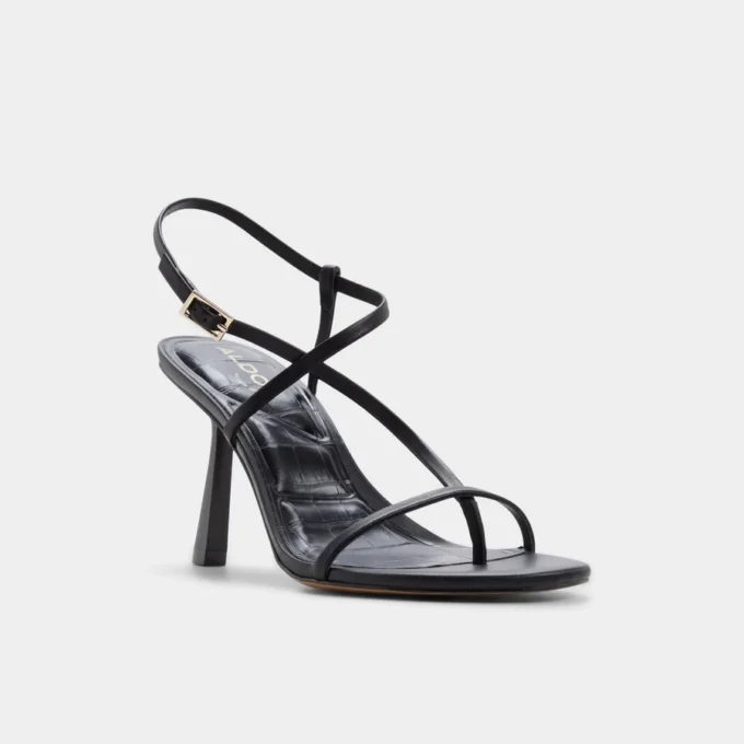 Nallia Strappy thong sandal, Stiletto heel