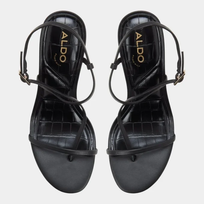 Nallia Strappy thong sandal, Stiletto heel