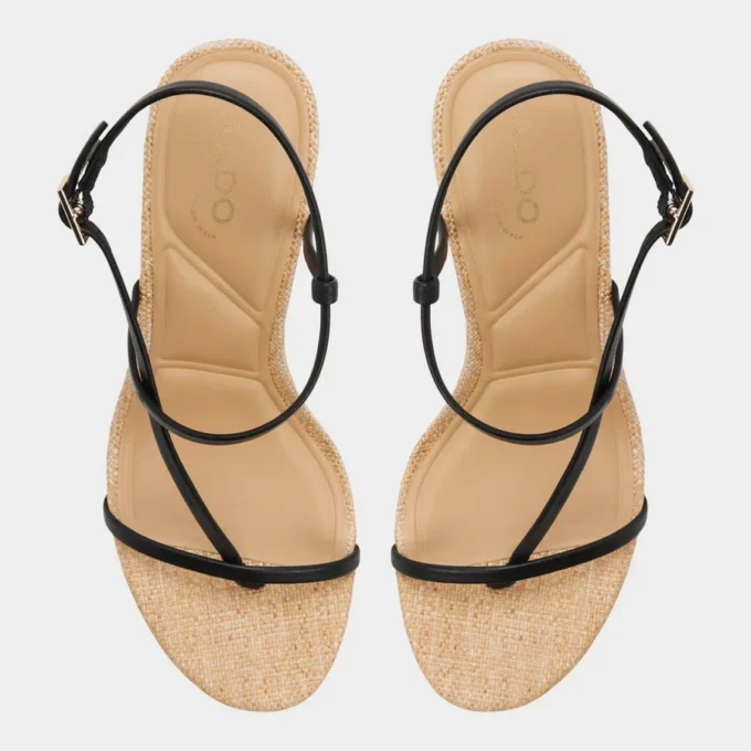 Nallia Strappy thong sandal, Stiletto heel