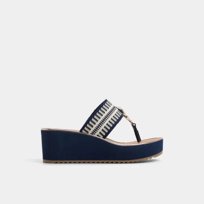 Penelopy T-strap wedge sandal, Wedge heel Penelopy T-strap wedge sandal, Wedge heel