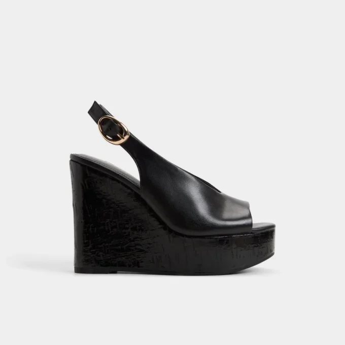 Tatianah Slingback heeled sandal, Wedge heel