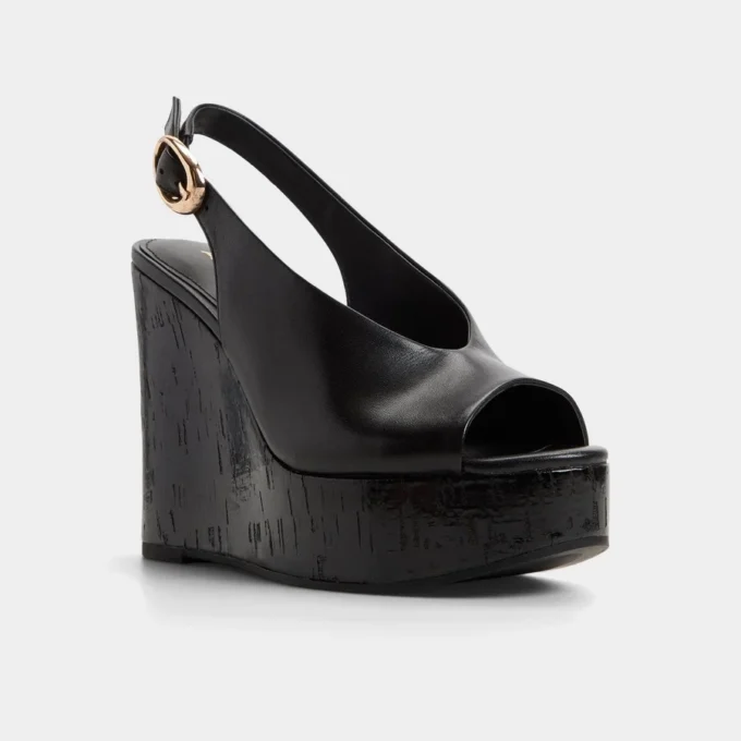 Tatianah Slingback heeled sandal, Wedge heel