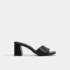 Tisha Heeled mule, Block heel